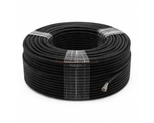 Кабель силиконовый 16 AWG черный, 1м